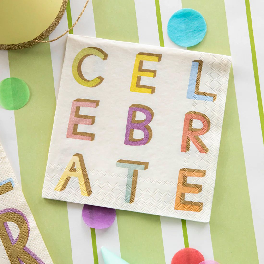 Celebrate Cocktail Napkin