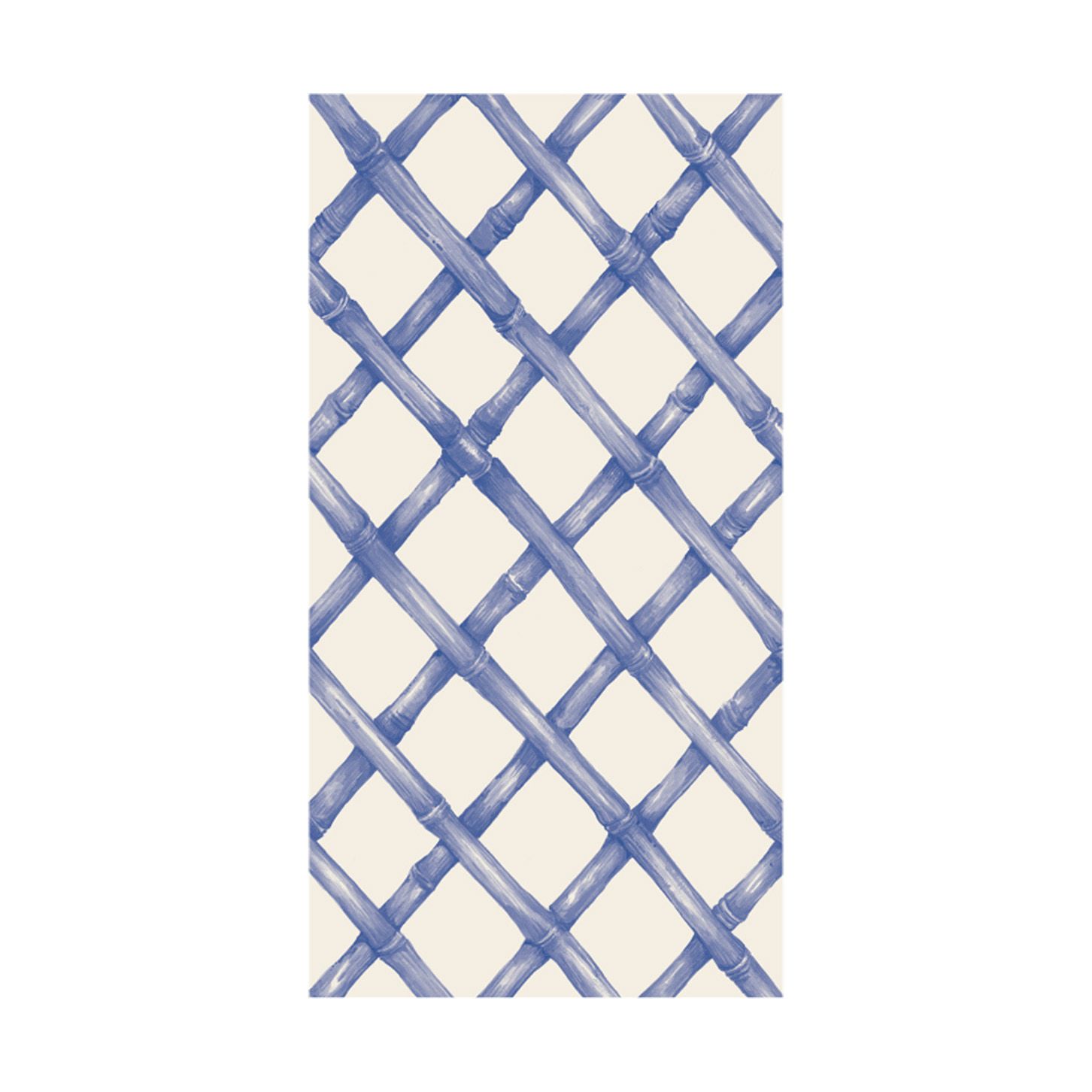 Blue Lattice Guest Napkin