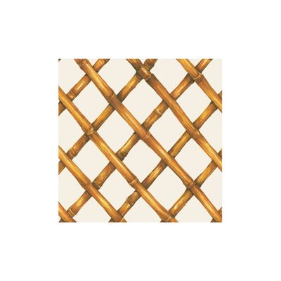 Bamboo Lattice Cocktail Napkin