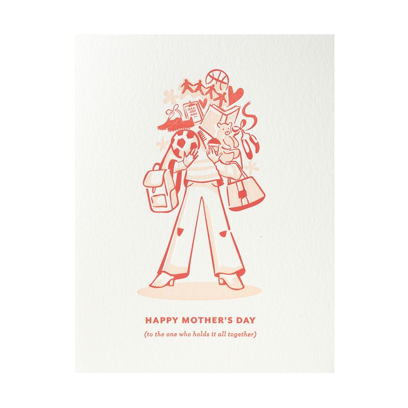 Holds It Together Letterpress Card