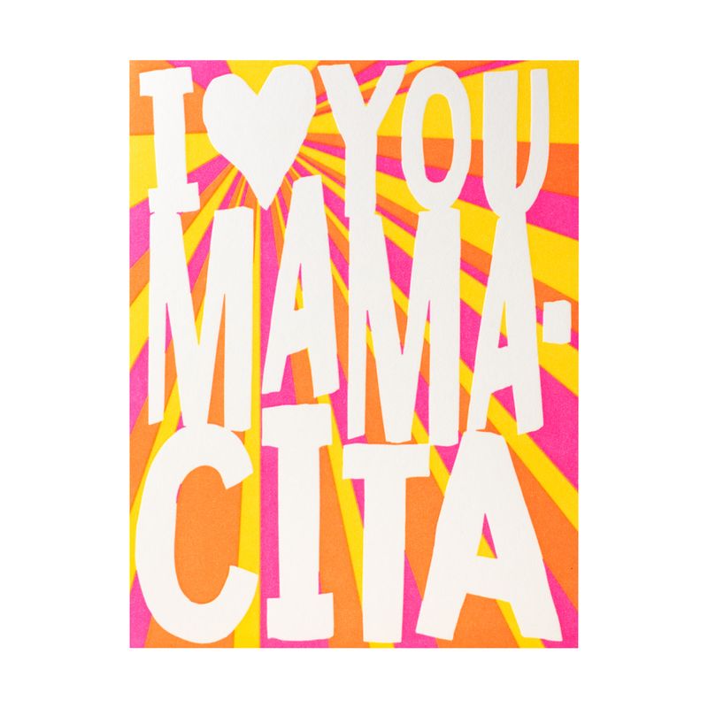 Mamacita Letterpress Card