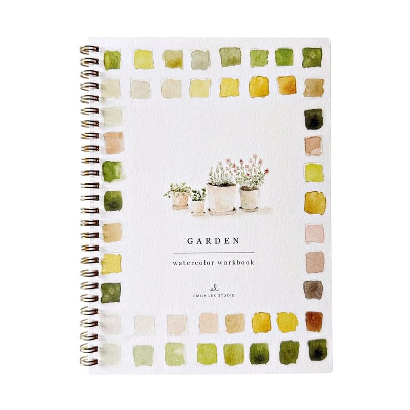 Garden Watercolor Workbook