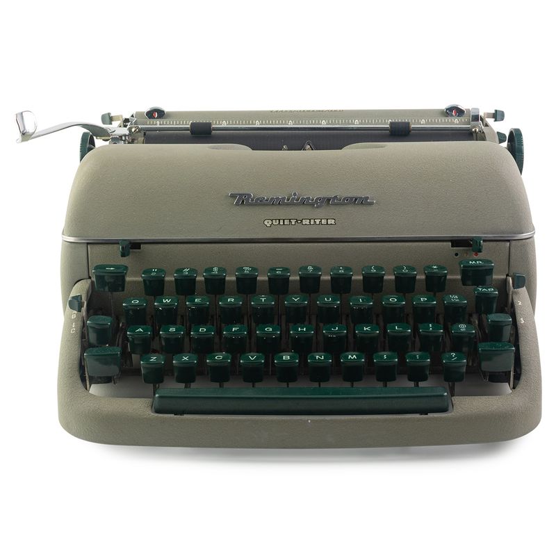Remington Quiet-Riter Green Typewriter