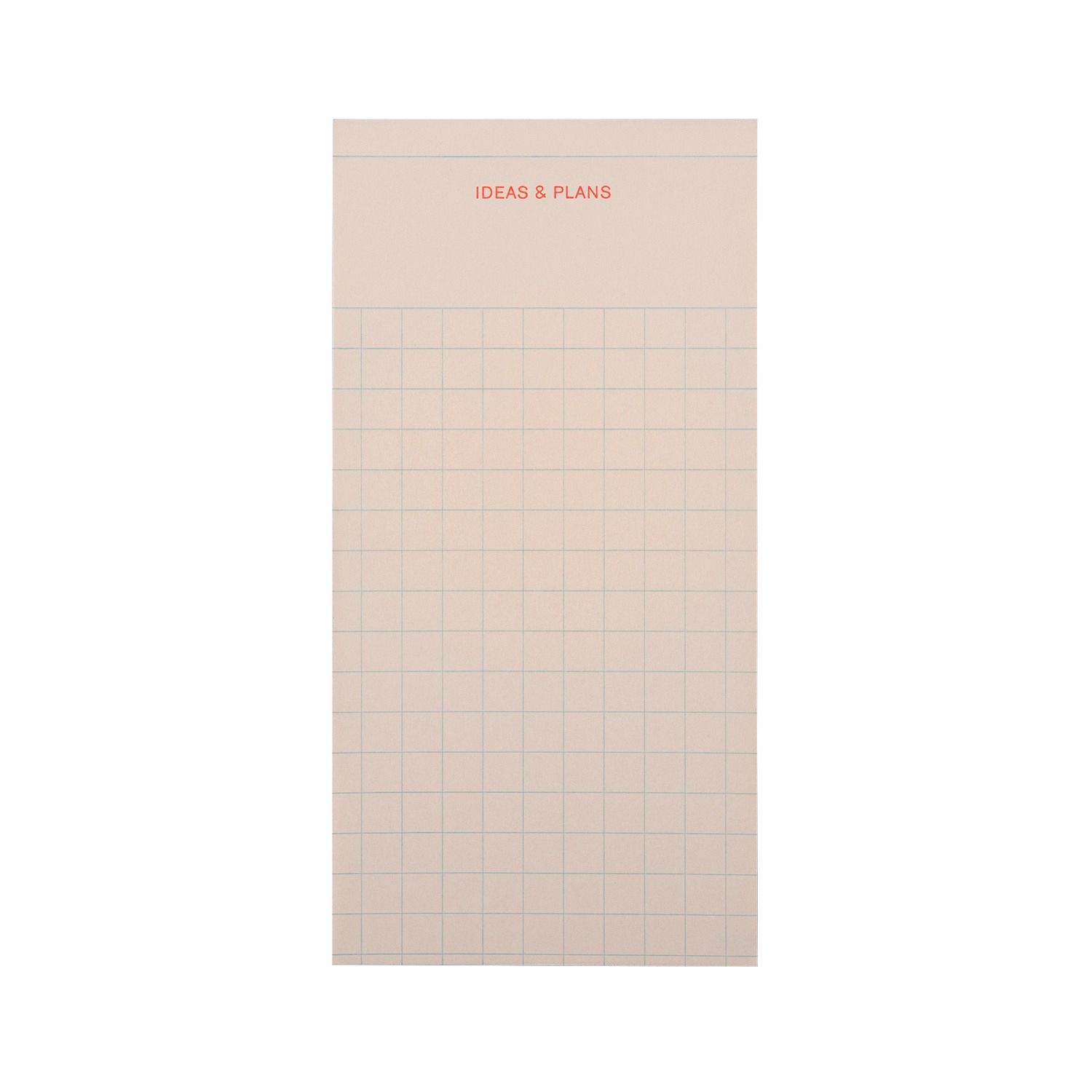 Ideas &amp; Plans Notepad in Coral