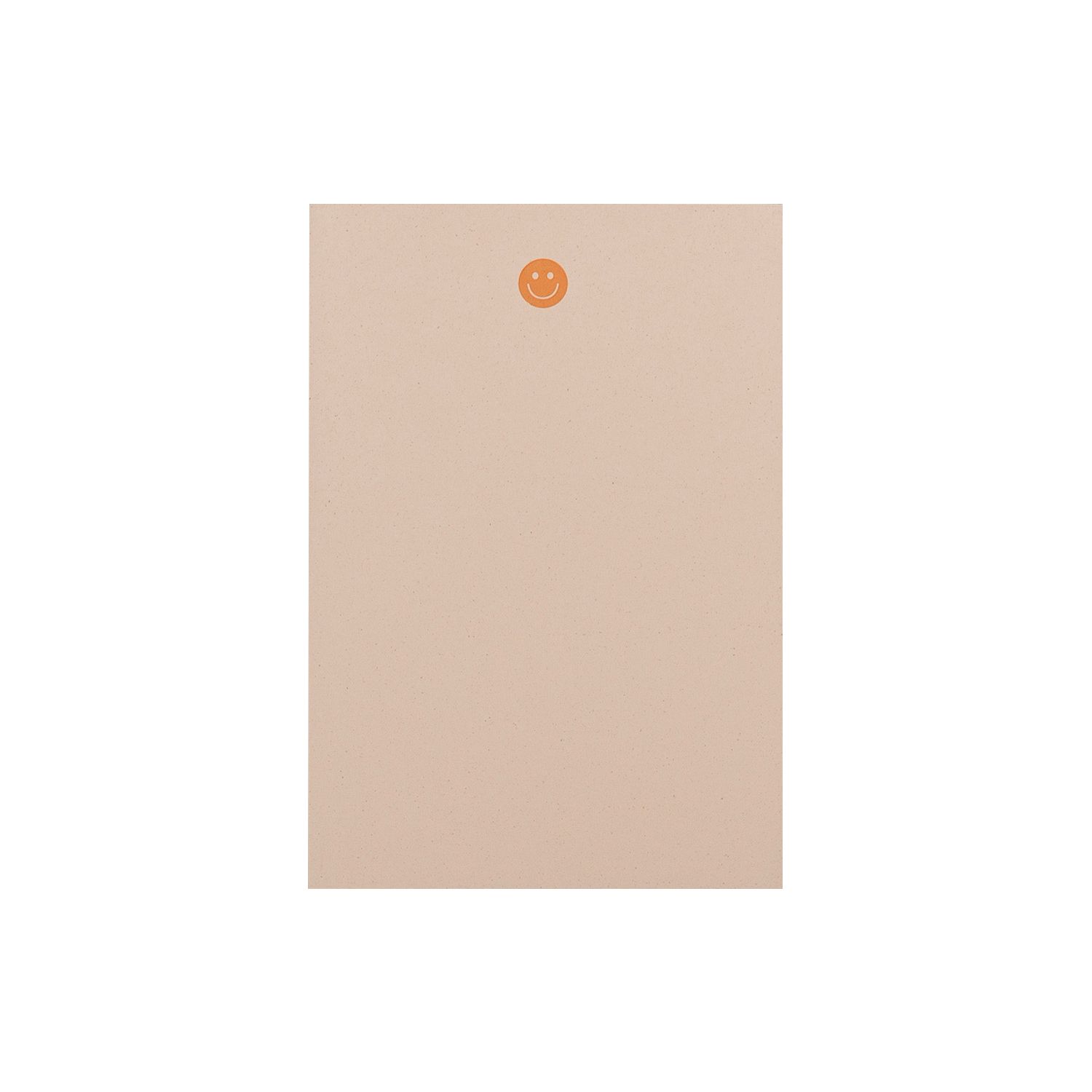 B6 Notepad - Smiley in Orange