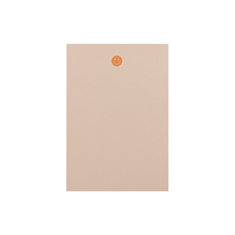 B6 Notepad - Smiley in Orange