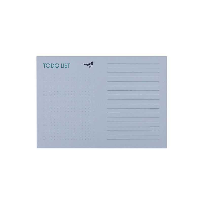 A5 To Do List Pad in Blue