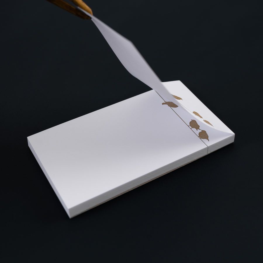 Le Typographe Mini Notepad - Birds
