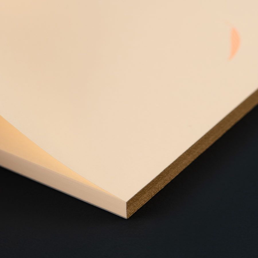 Le Typographe A4 Notepad - Orange Palm
