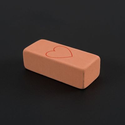 Le Typographe Soft Eraser - Pink Heart