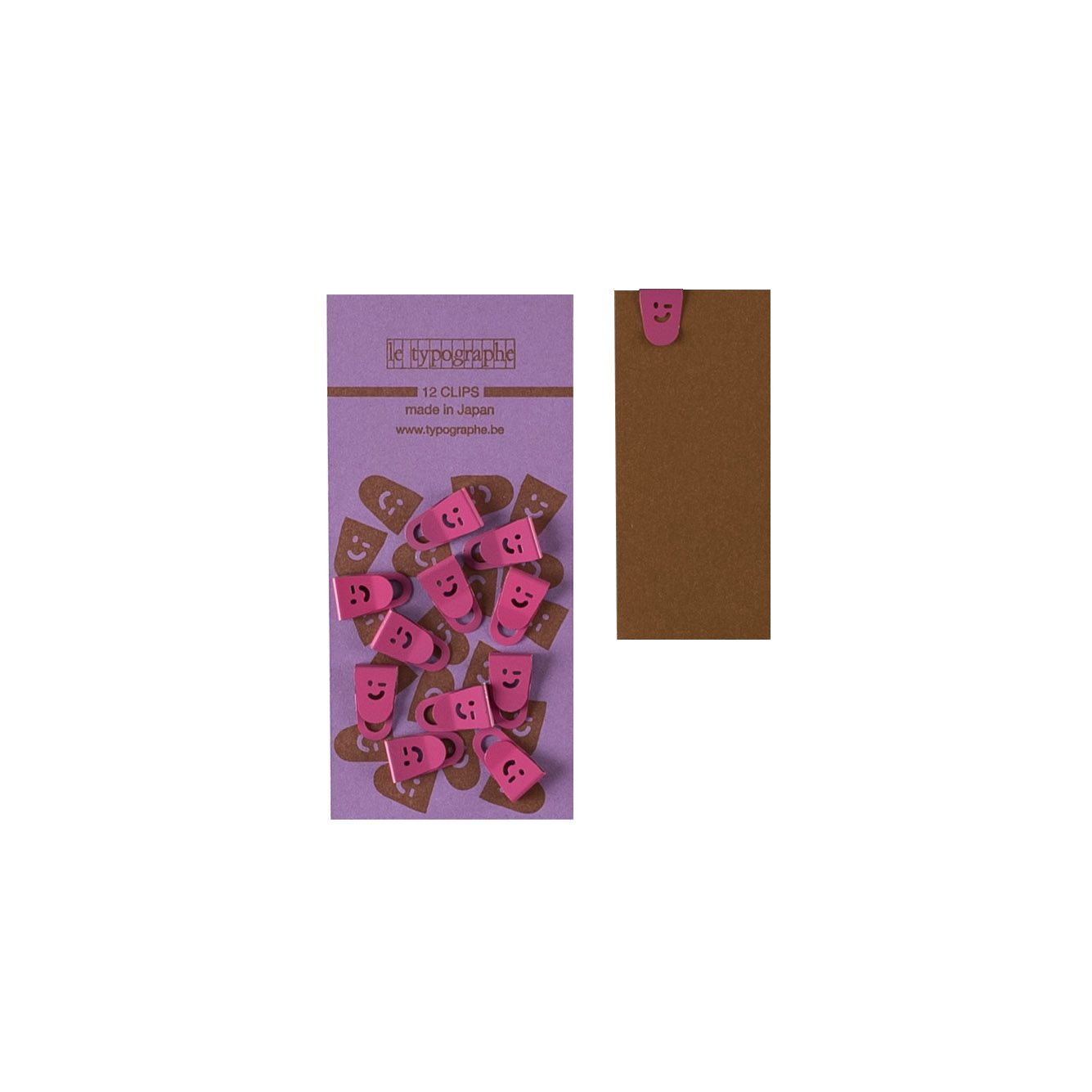 Smiley Clips - Pink
