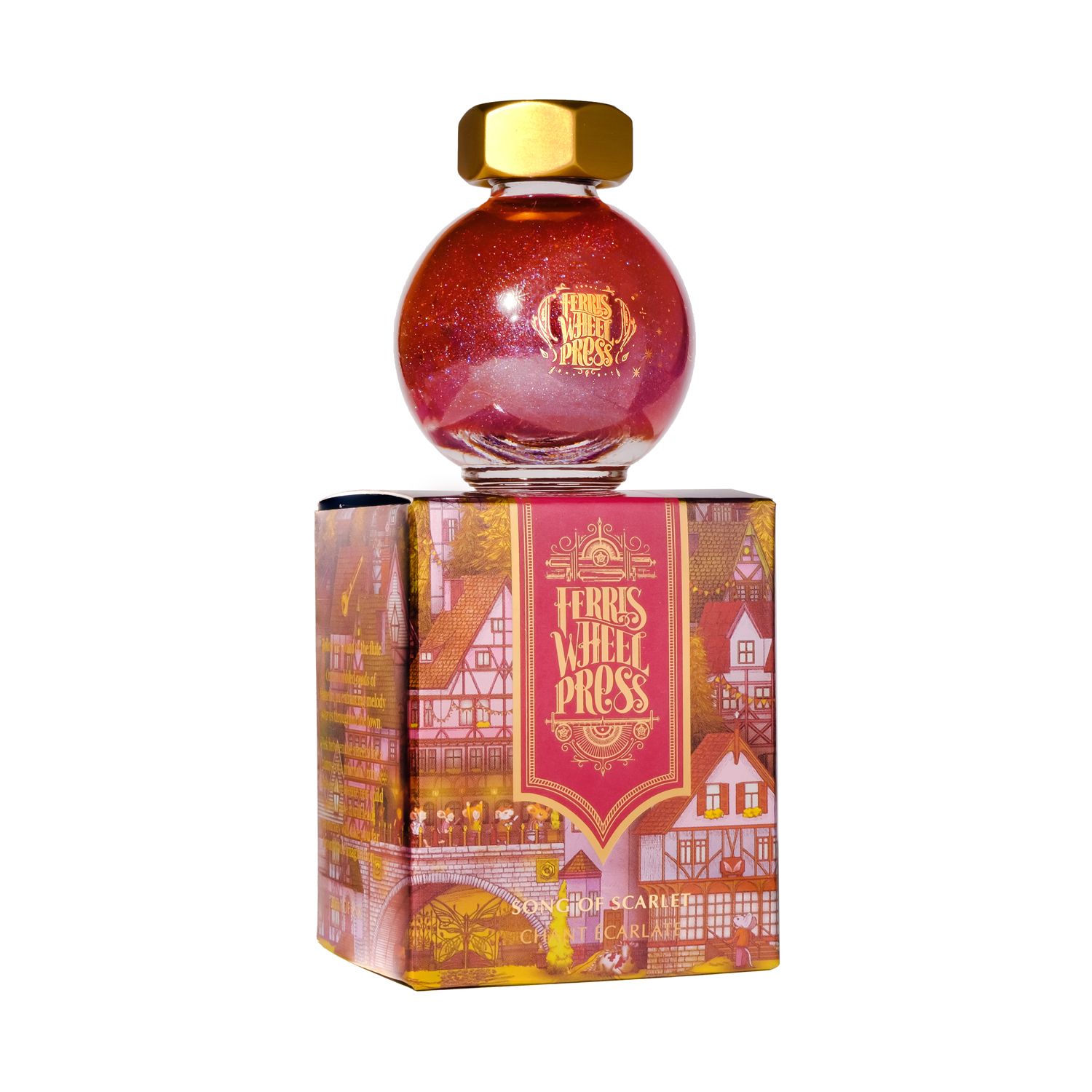 Ferris Wheel Press Ferritales Song of Scarlet Bottled Ink (20ml)