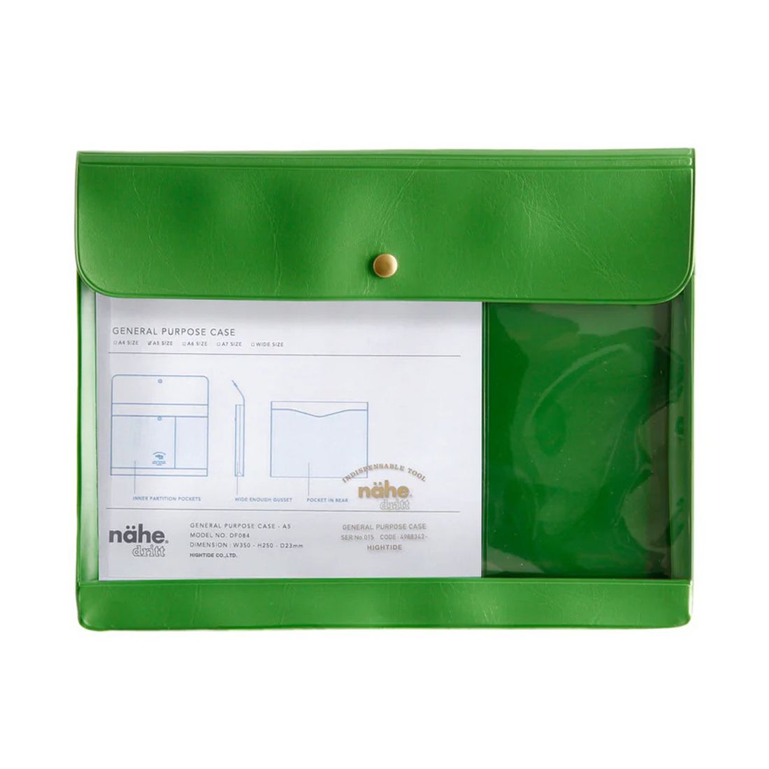 General Purpose Case A5 Green