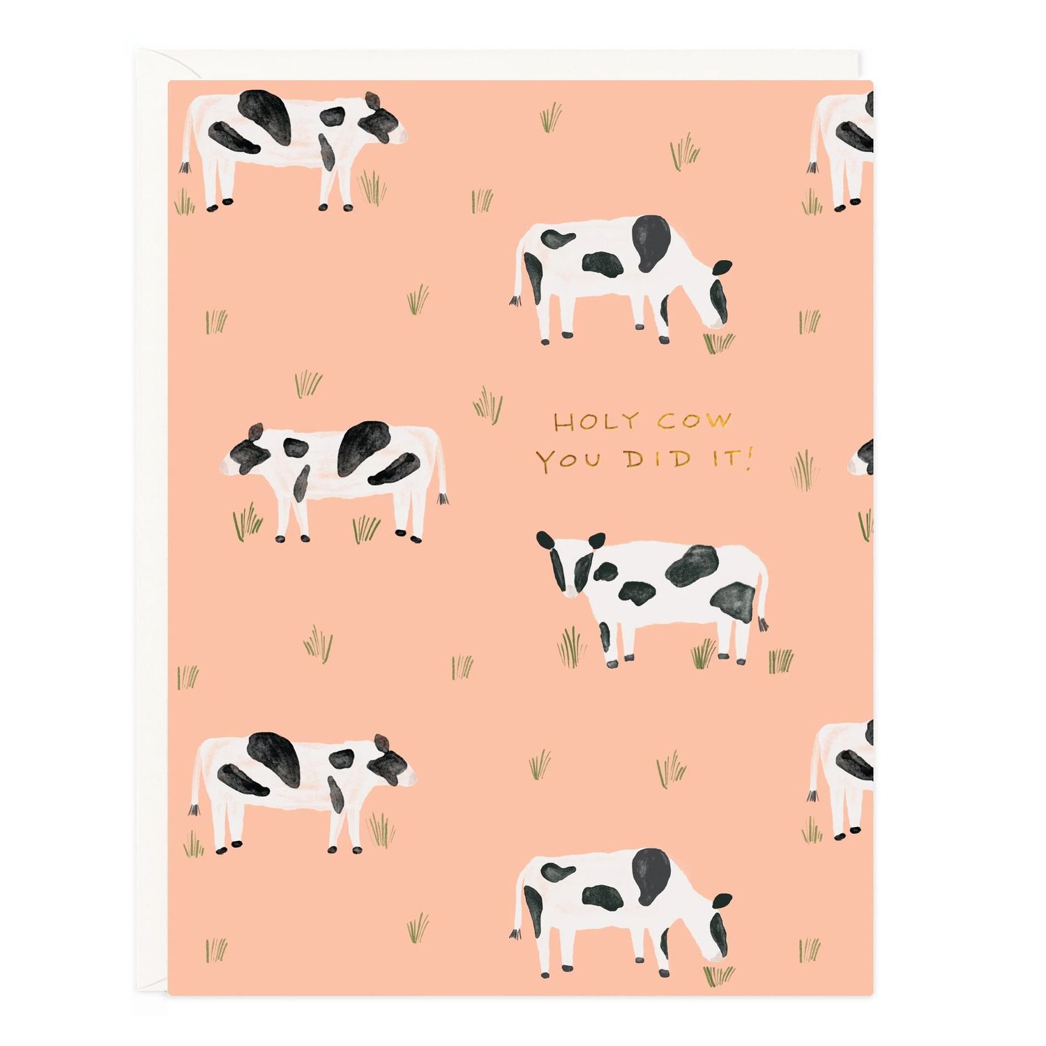 Holy Cow You Did It Card