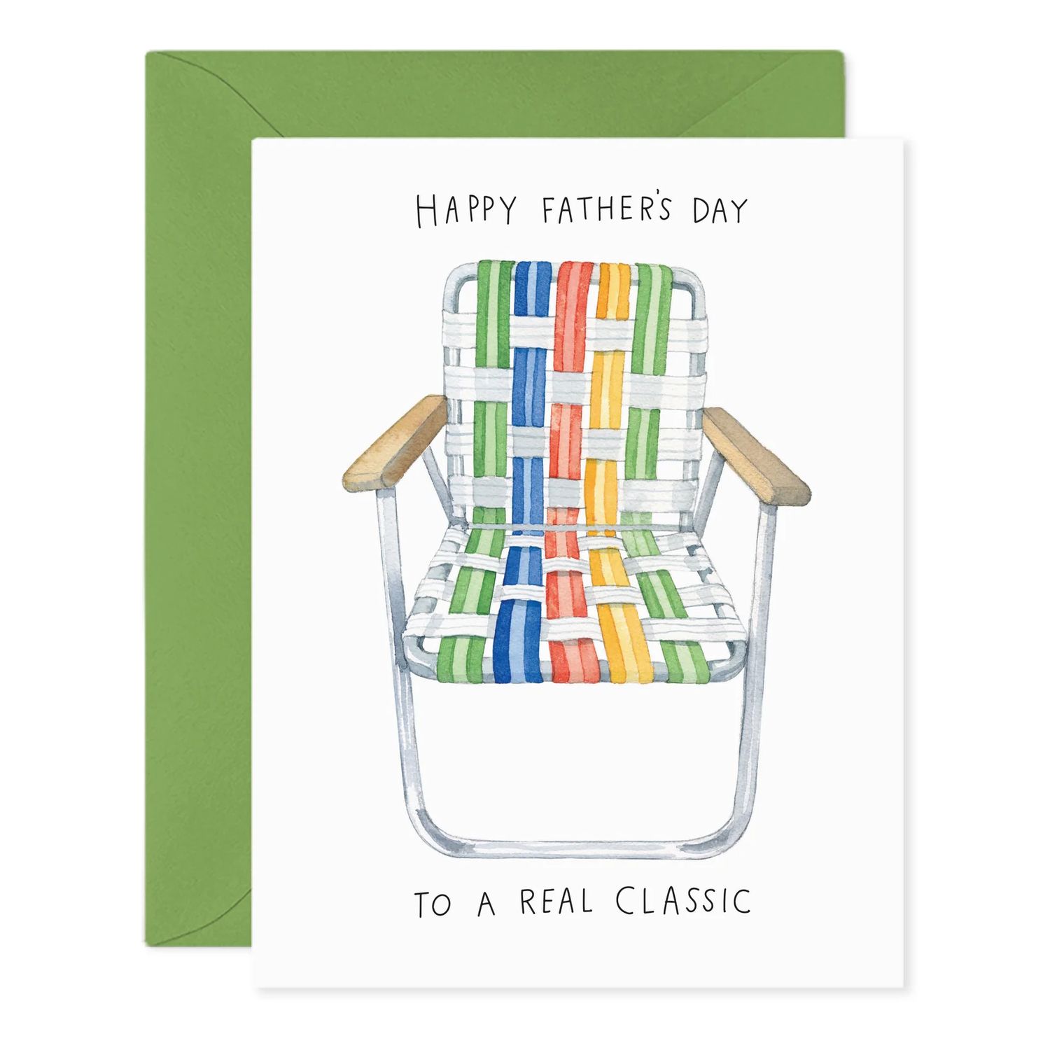Lawn Chair Dad Card