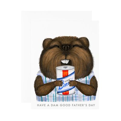 Beaver Father&#39;s Day Card