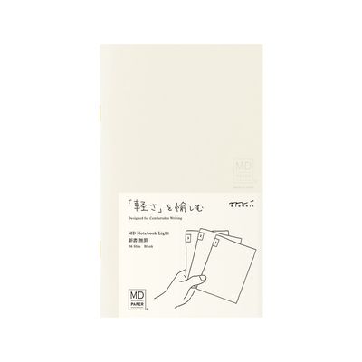 MD Notebook Light B6 Slim Blank - Set of 3
