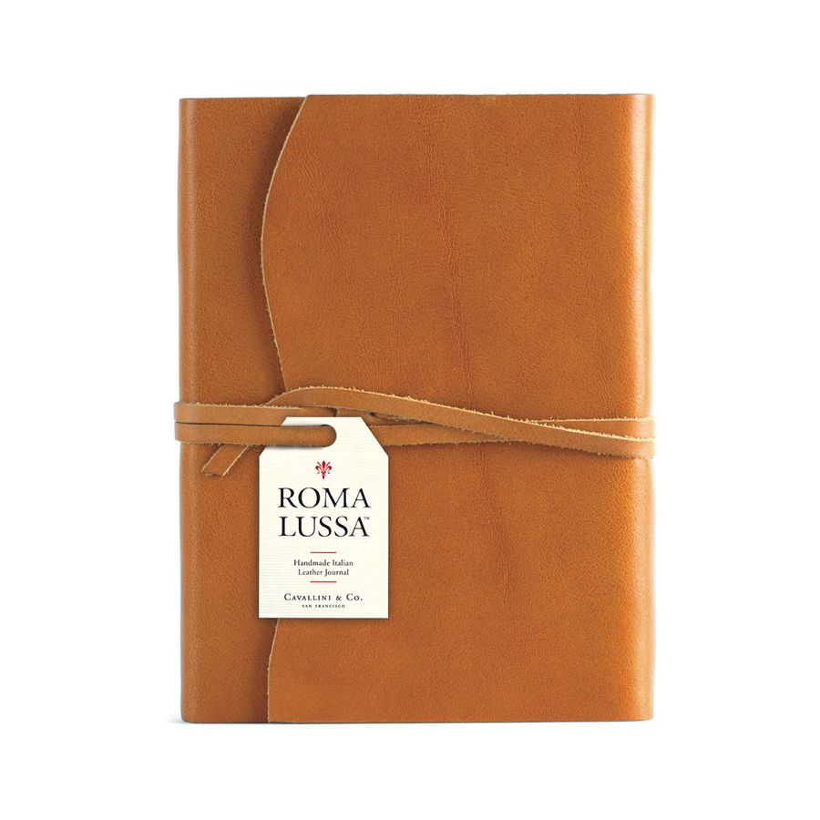 Roma Lussa Saddle Tan Journal 5x7&quot;