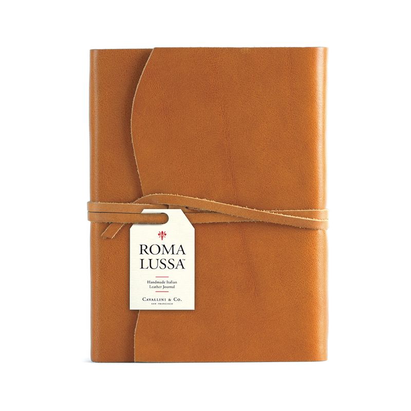 Roma Lussa Saddle Tan Journal 5x7&quot;