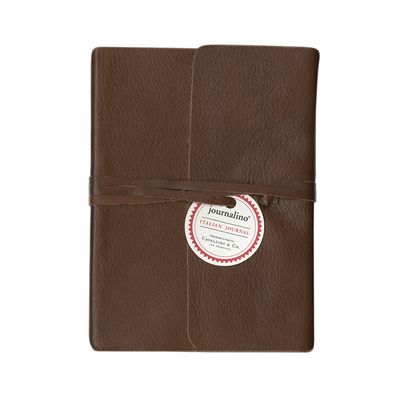 Journalino 5x7 Brown Leather Slim