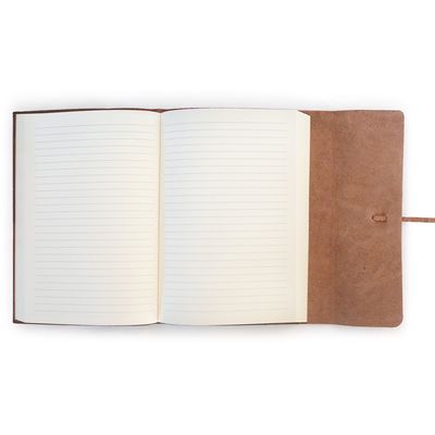 Journalino Grande Brown Leather Journal 6x8"