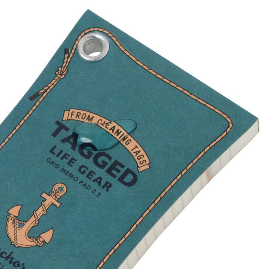 Tagged Memo Pad Anchor Blue