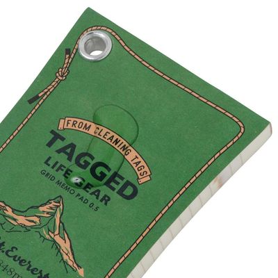 Tagged Memo Pad Everest Green