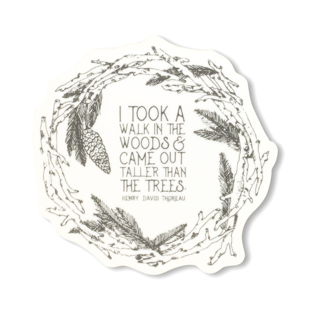 Walk In The Woods Sticker