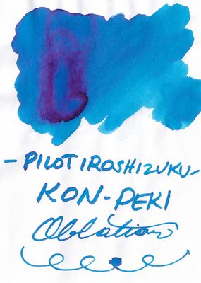 Pilot Iroshizuku Kon-peki Bottled Ink (50ml)