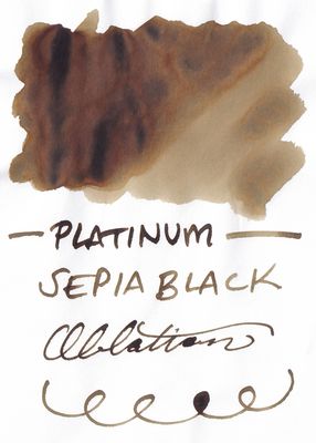 Platinum Sepia Black Bottled Ink (60ml)