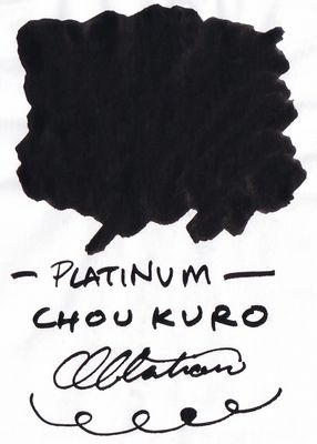 Platinum Chou Kuro Black Bottled Ink (60ml)