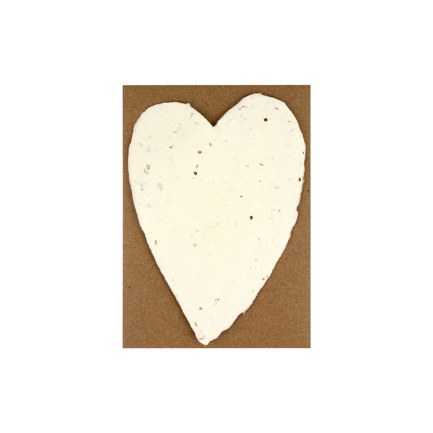 Small Seed Handmade Paper Heart, Size: Single