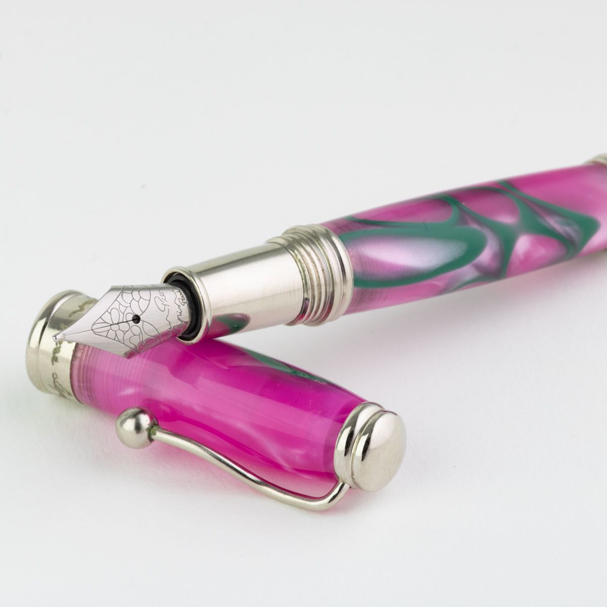 Jean Pierre Lepine Indigo Pink & Green Fountain Pen
