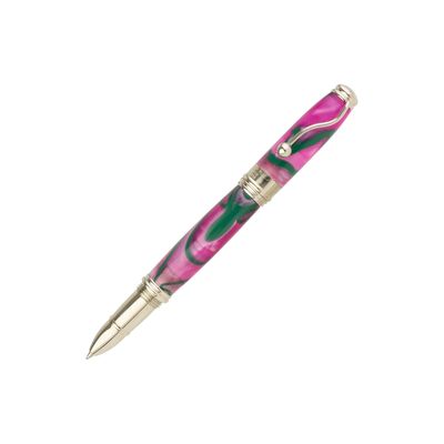 Jean Pierre Lepine Indigo Pink &amp; Green Filet Rollerball