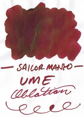 Sailor Manyo Ume Bottled Ink (50ml)