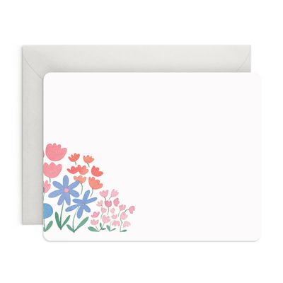 Flower Patch Flat Notes - Box of 8