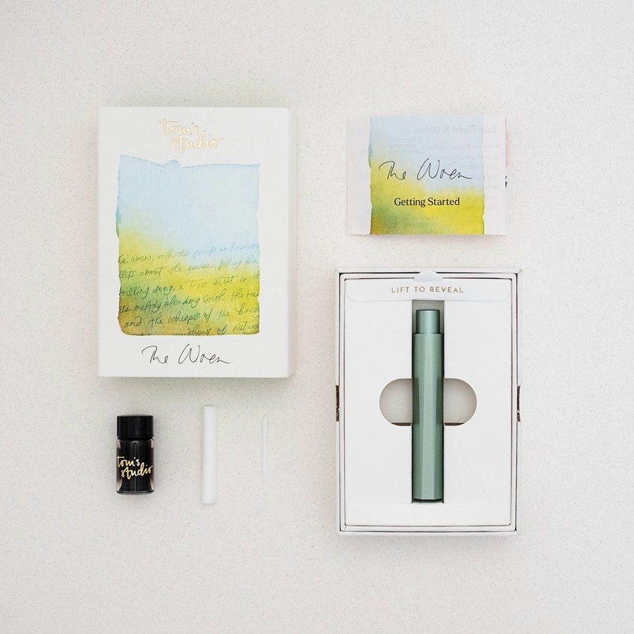 Tom&#39;s Studio The Wren Refillable Pen Sage