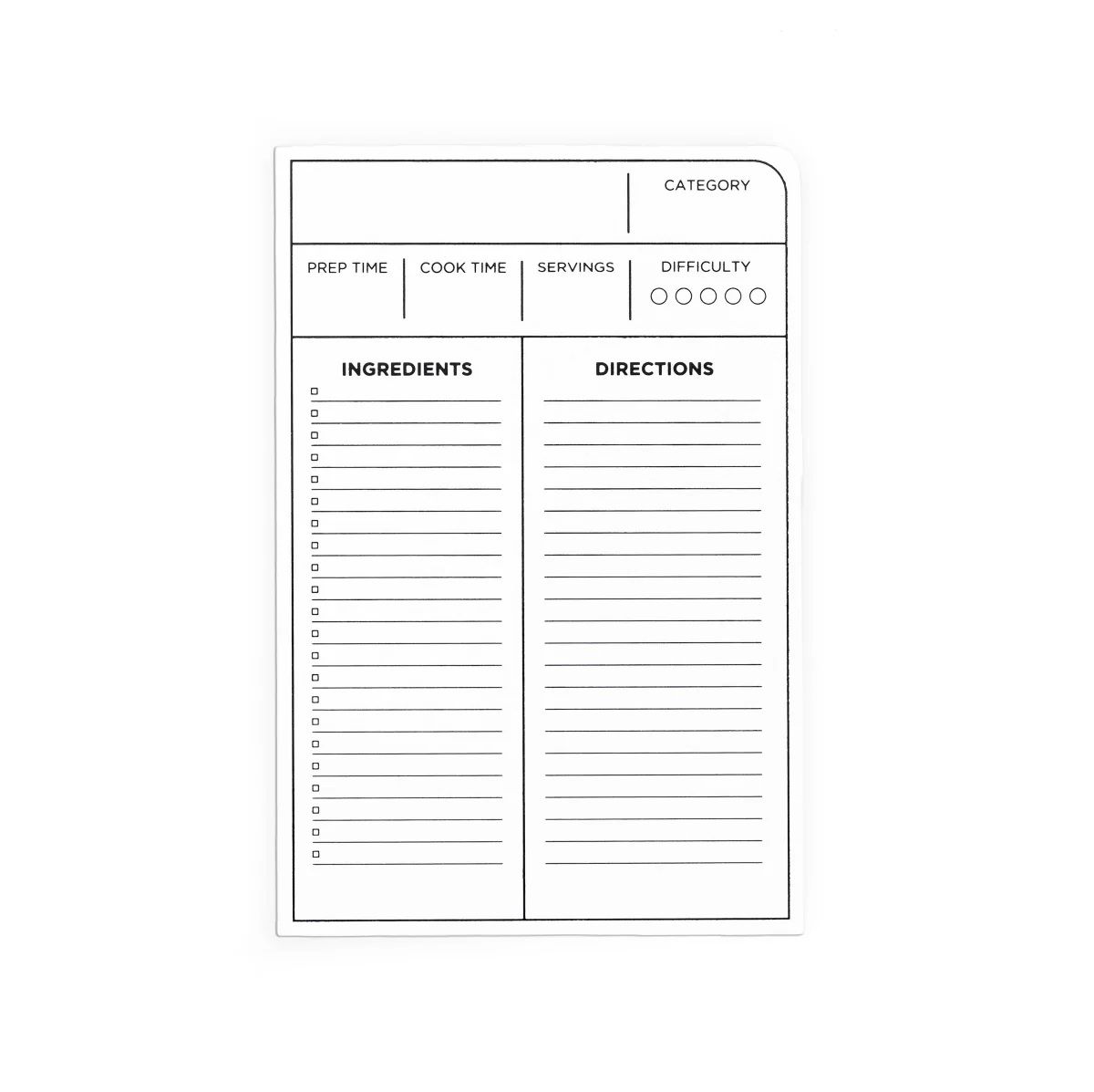 Blackwing Volume 140 The Culinary Pencil Recipe Cards set of 10