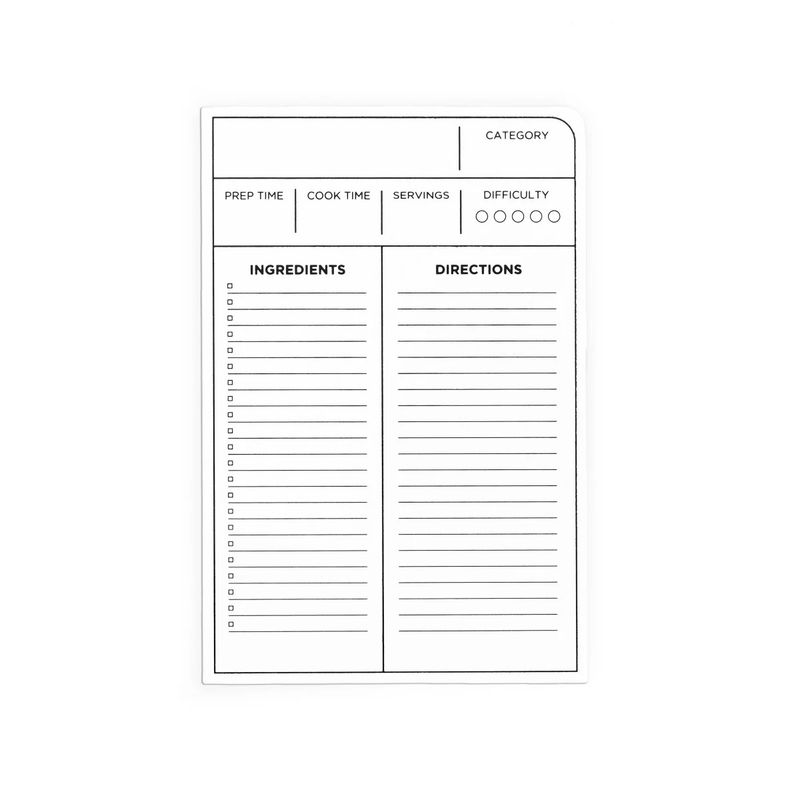 Blackwing Volume 140 The Culinary Pencil Recipe Cards set of 10