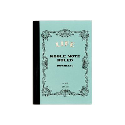 Life Noble Note B6 Blue Ruled Notebook