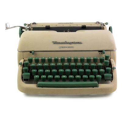 Remington Quiet-Riter beige/green Typewriter