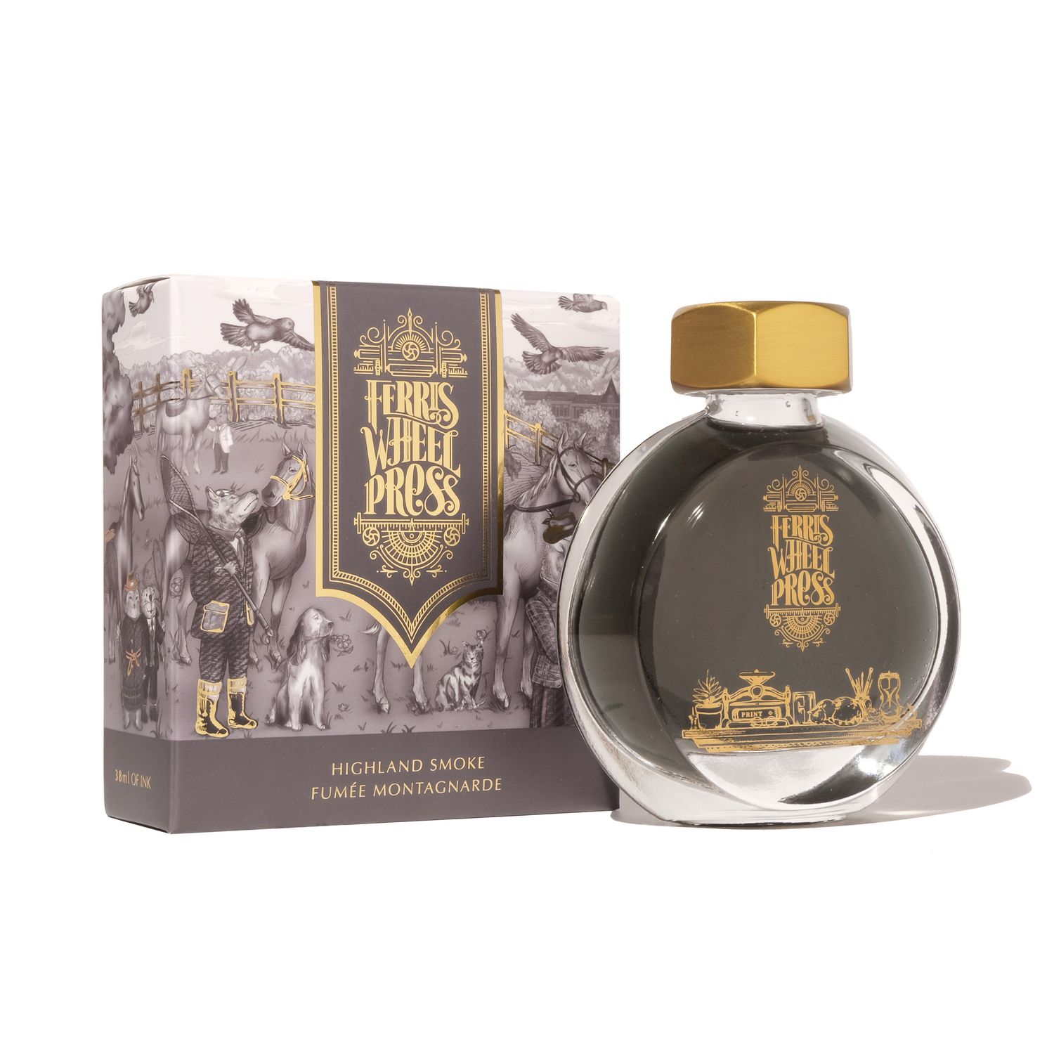 Ferris Wheel Press Highland Smoke Bottled Ink (38ml)