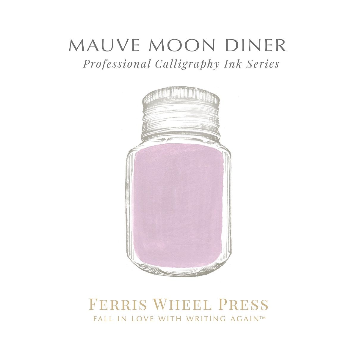 Ferris Wheel Press Mauve Moon Diner Calligraphy Ink 28ml