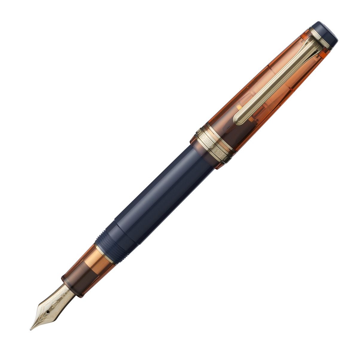 S Pro Gear Slim FP Manyo Persimmon, Nib Size: Medium Fine