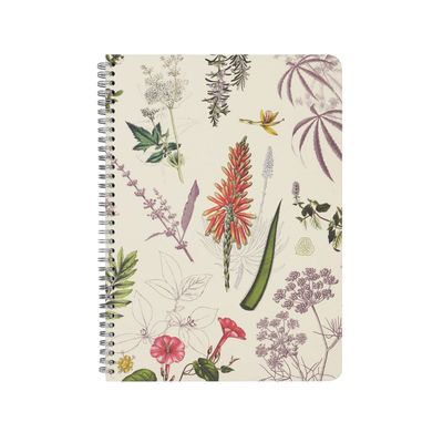 Medicinal Botany A4 Spiral Notebook