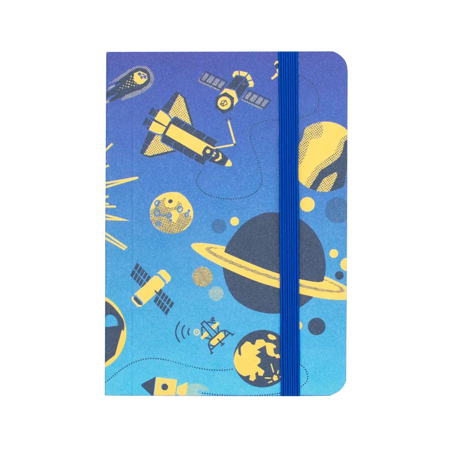 Retro Space Pocket Notebook