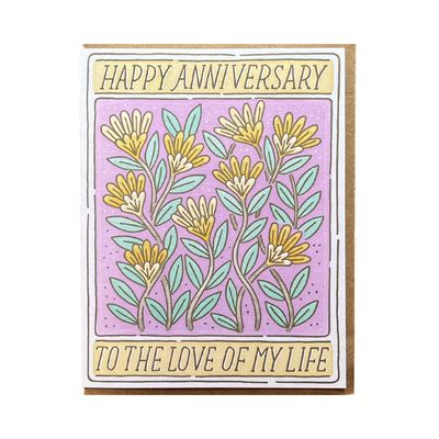 Love of My Life Letterpress Card
