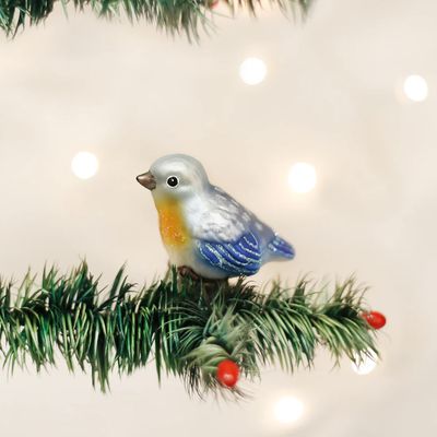Baby Bluebird Ornament Clip