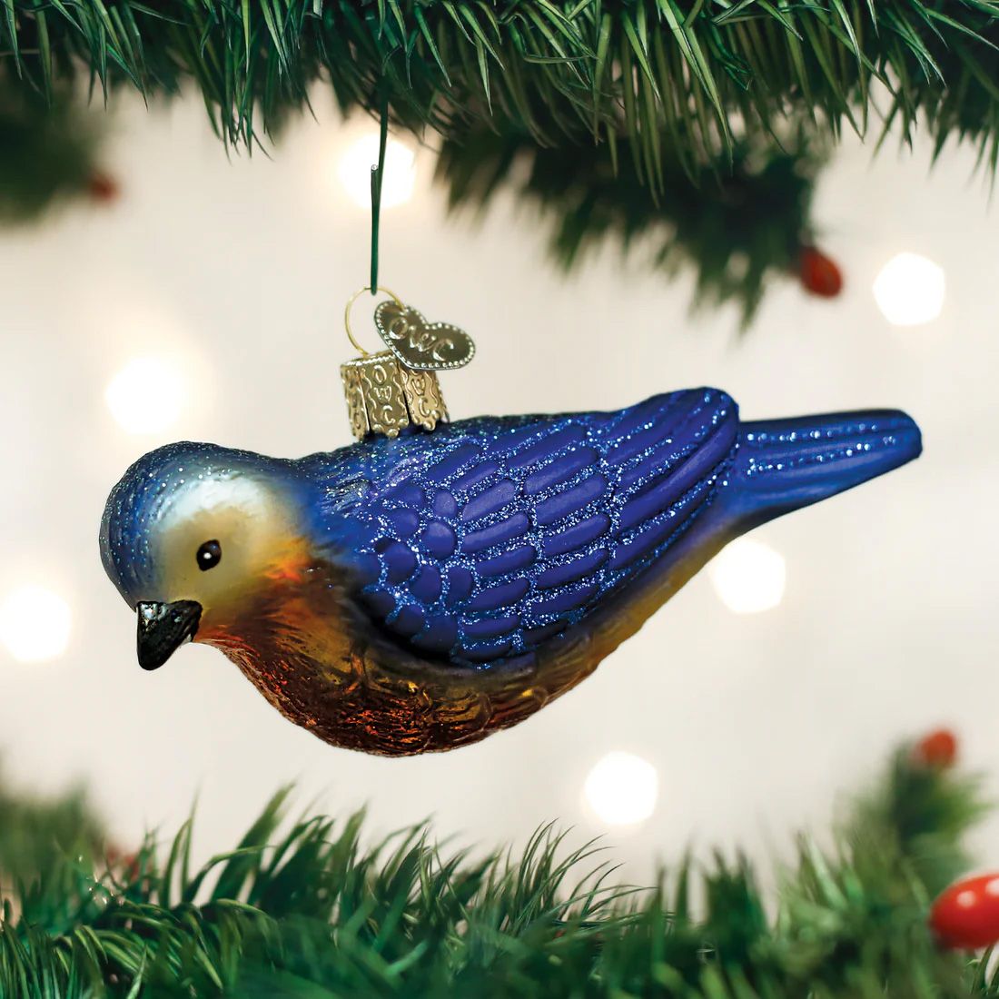 Western Bluebird Ornament