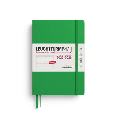2026 A5 Weekly Planner &amp; Notebook 18 Months Spring Leaf